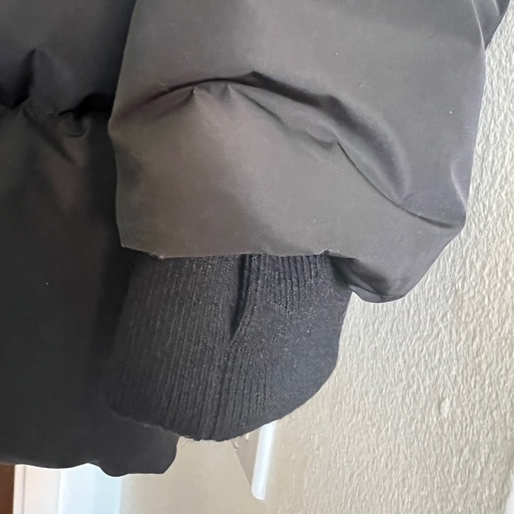 NICOLE BENISTI Series Nakiska Leather Trim Puffer Down Coat - S - Picture 10 of 13